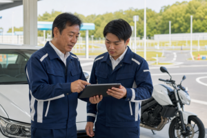 教習指導員と技能検定員の資格・稼働体制を確認するイメージ
